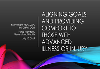 SHC Aligning Goals and Providing Comfort 2025 - Online Banner